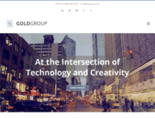 Tablet Screenshot of gold-group.com